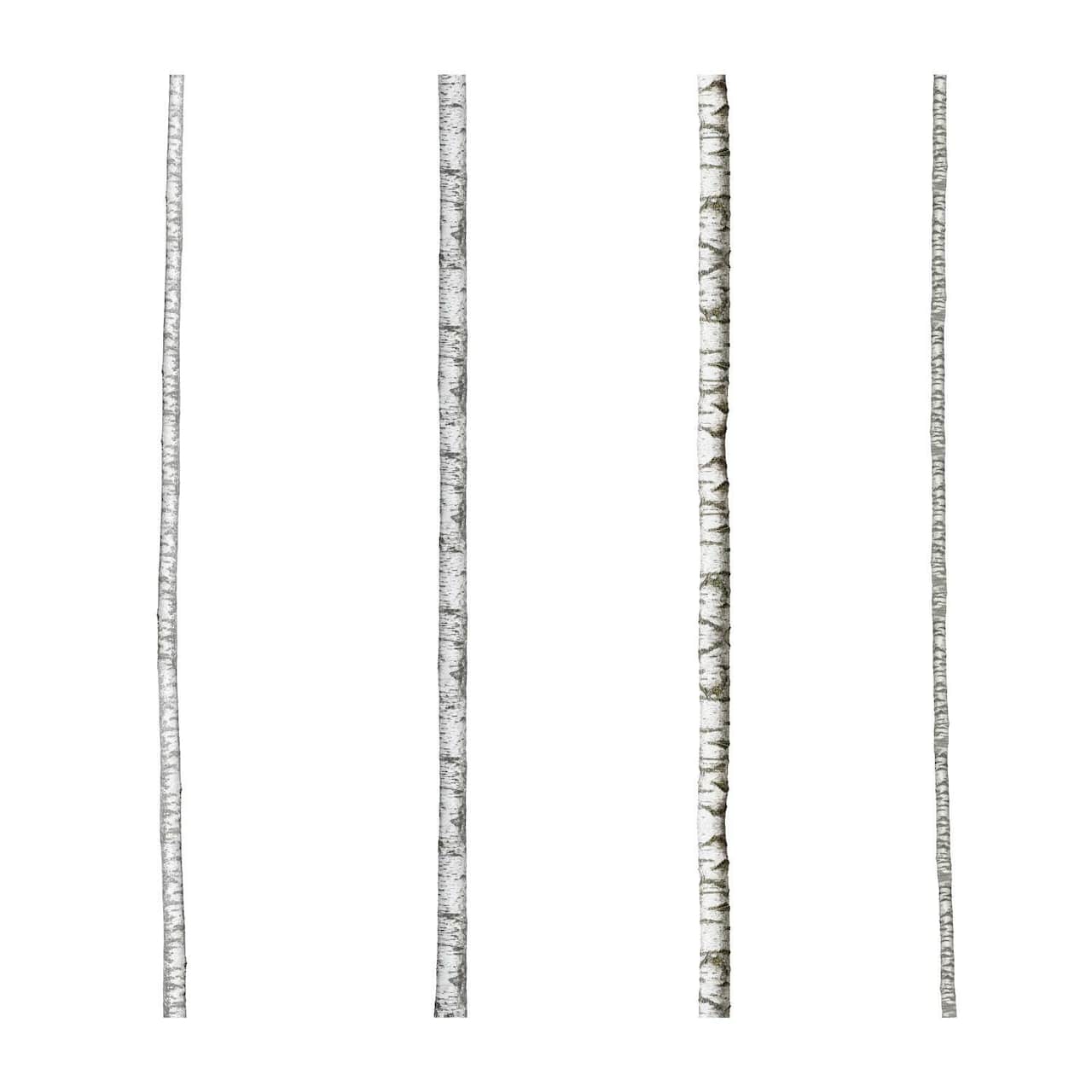 RoomMates Realistic Birch Trees Peel & Stick Giant Decals